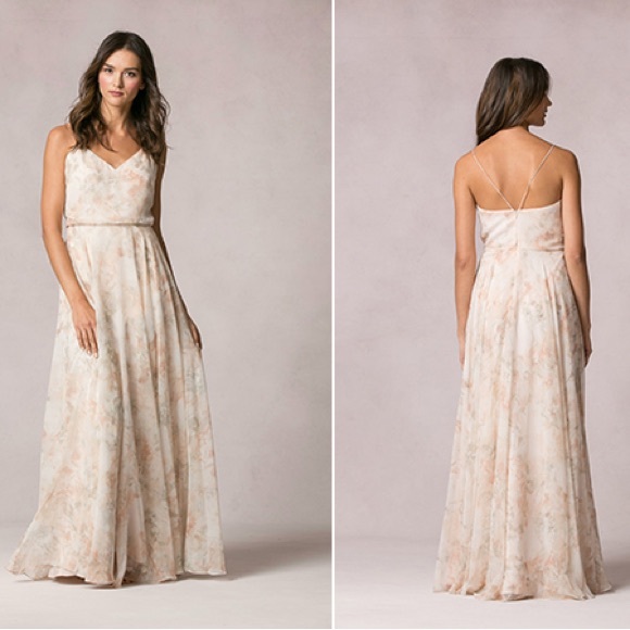 Jenny Yoo Bridesmaid Dress Inesse Print - Picture 1 of 3